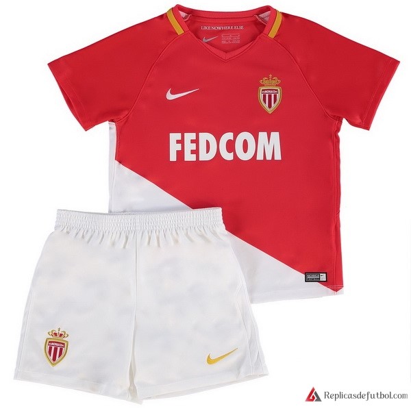 Camiseta AS Monaco Niño Primera equipación 2017-2018